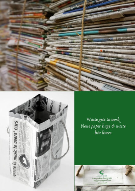 news paper bags