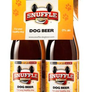 Dog beer made from chicken, chicken dog treats