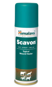 Himalaya Scavon Vet Spray Wound Healer for Animals (100ml) - Oliver Pet Care