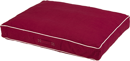 red dog bed for medium to large dog