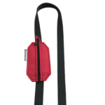 red pet pouch for leash